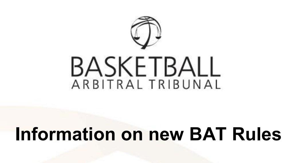شرح کاملی بر تغییرات مقررات جدید دیوان داوری بسکتبال BAT (نسخه 2019)
